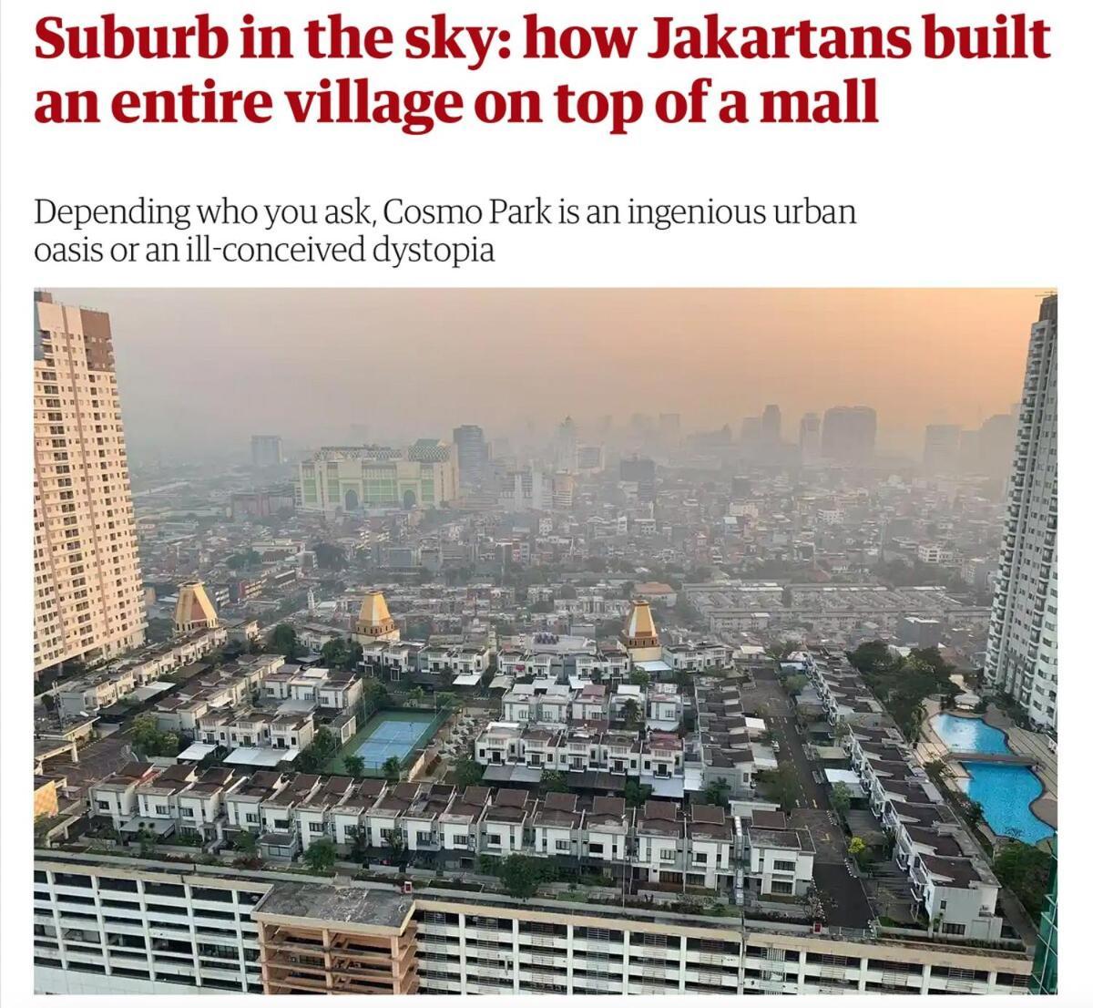 Rumah liburan Cosmo Park Town House Jakarta