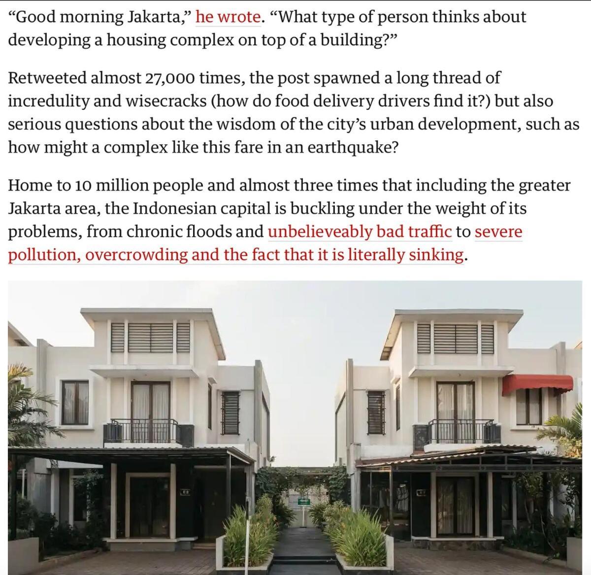 Cosmo Park Town House Jakarta